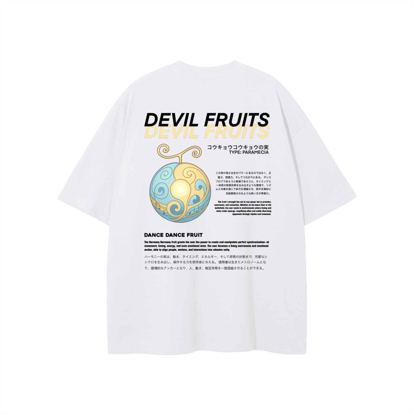 Harmony Harmony Fruit Unisex T-shirt White