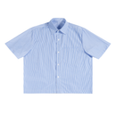 Oversized Boxy Short Sleeve Button Up Shirt