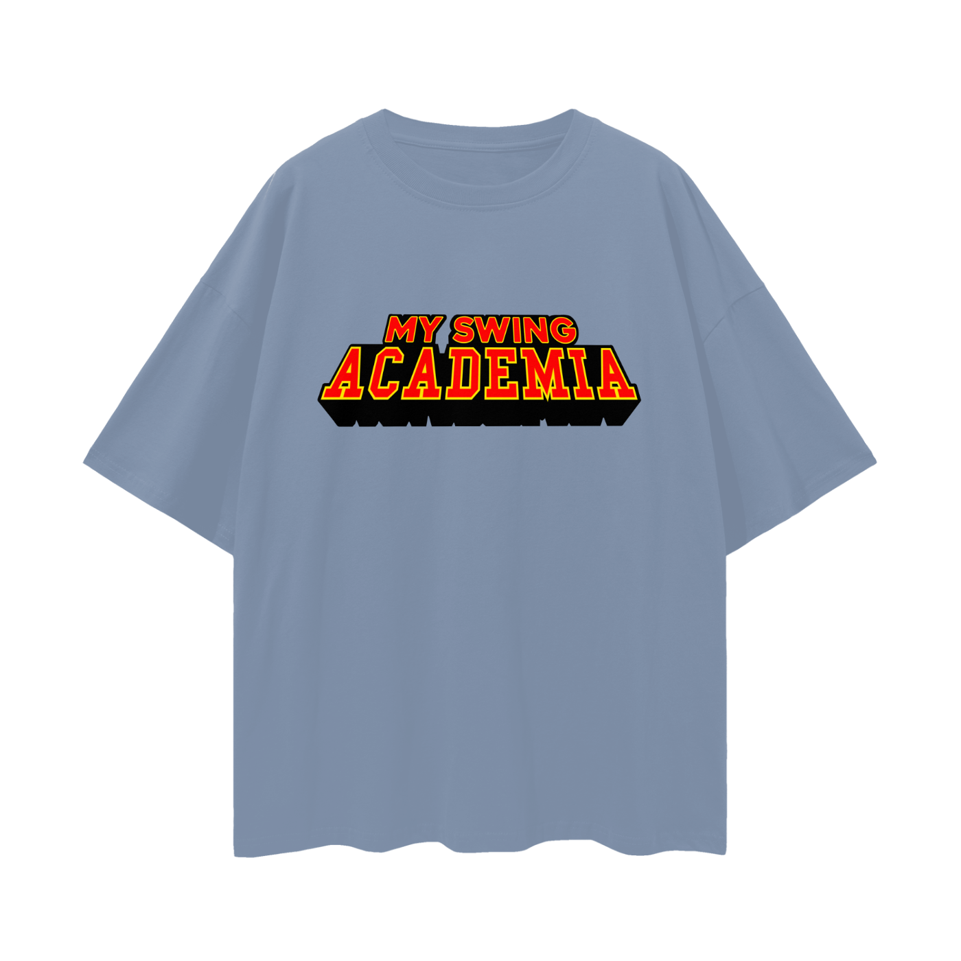 My Swing Academia Oversized Deep Drop Shoulder Tee