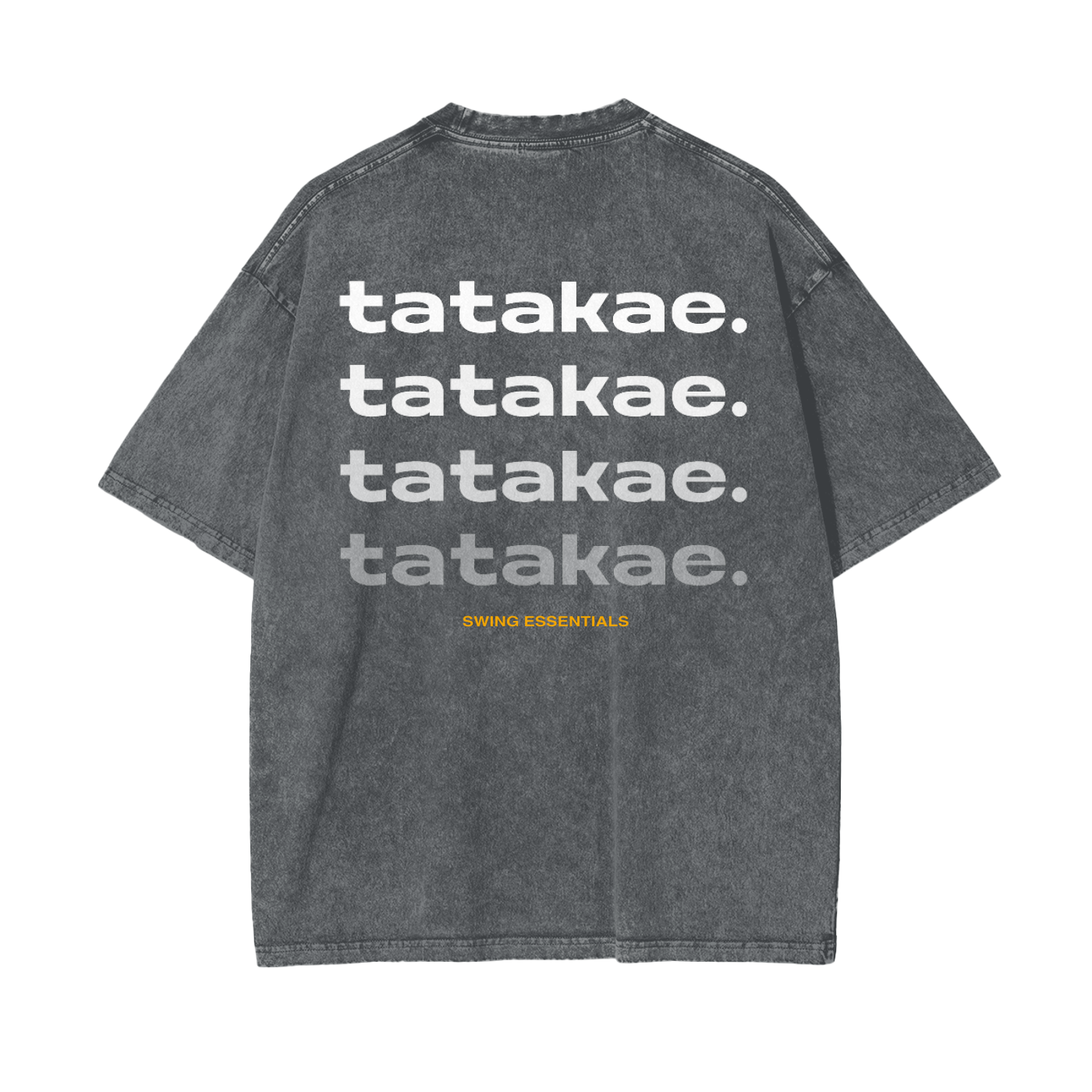 Zenitsu - Tatakae Acid Wash Oversize T-Shirt