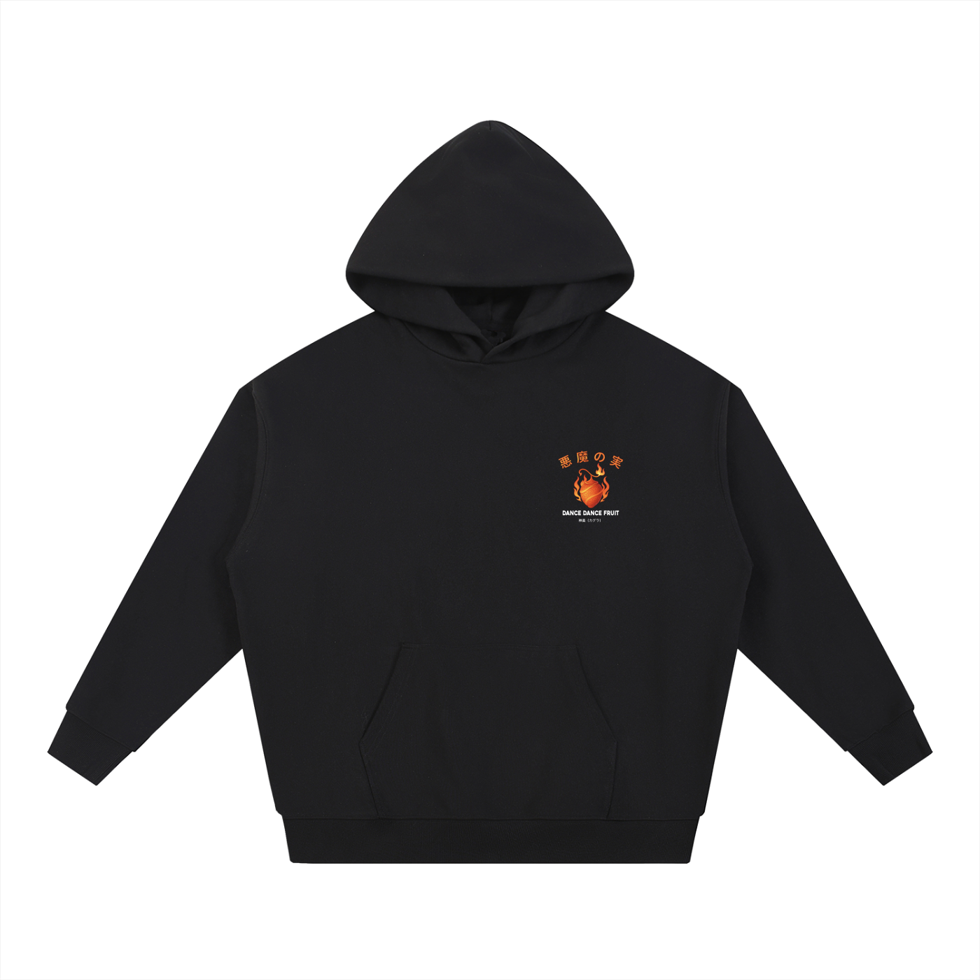 Dance Dance Fruit: Model Kagura Hoodie Black