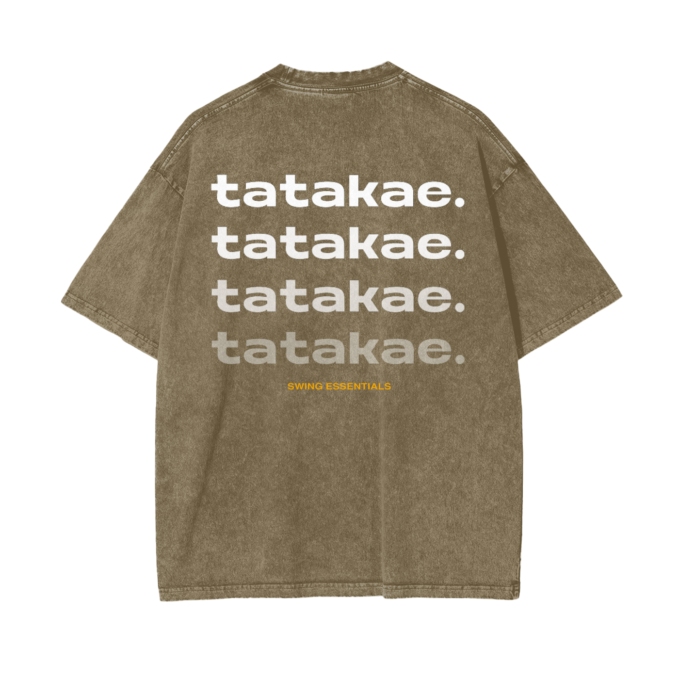 Zenitsu - Tatakae Acid Wash Oversize T-Shirt