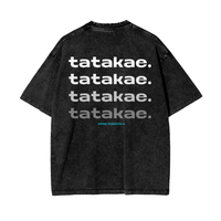 7th Form - Tatakae Acid Wash Oversize T-Shirt