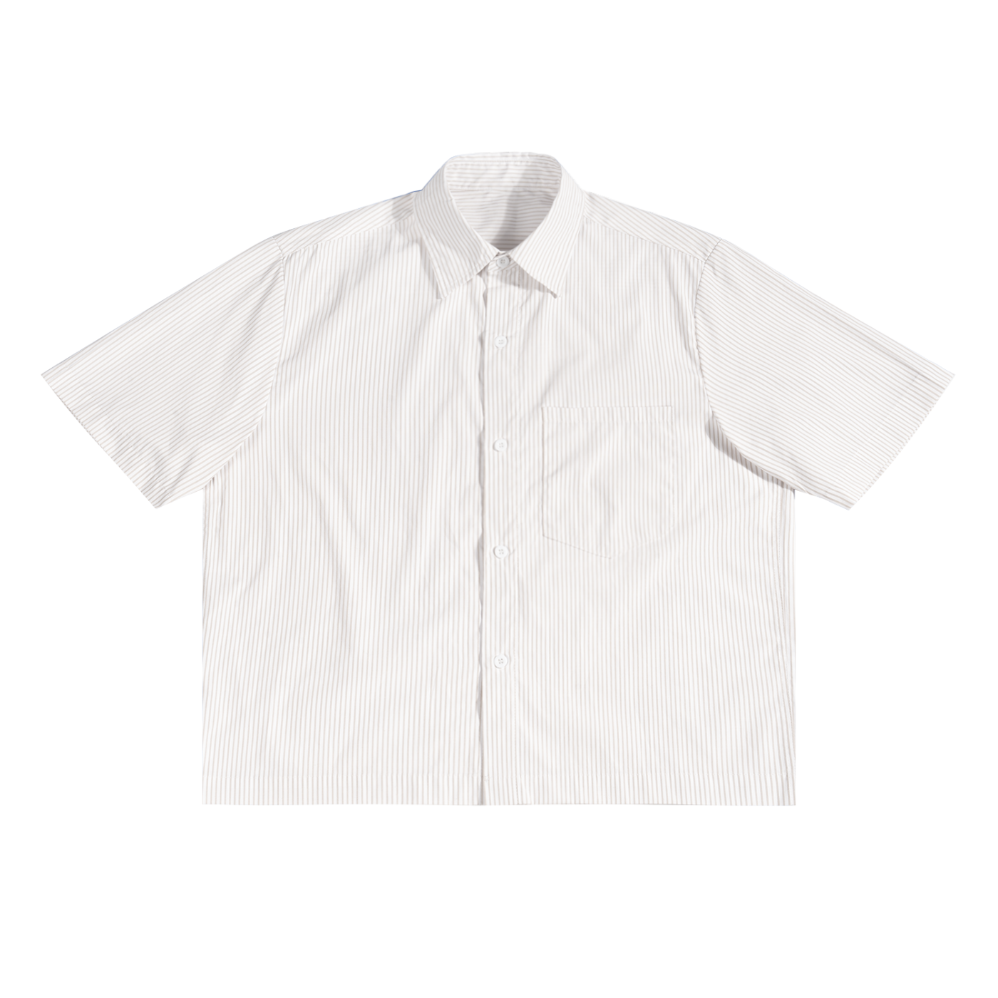 Oversized Boxy Short Sleeve Button Up Shirt