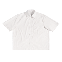 Oversized Boxy Short Sleeve Button Up Shirt