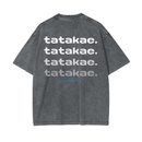 Water - Tatakae Acid Wash Oversize T-Shirt