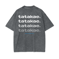 Water - Tatakae Acid Wash Oversize T-Shirt