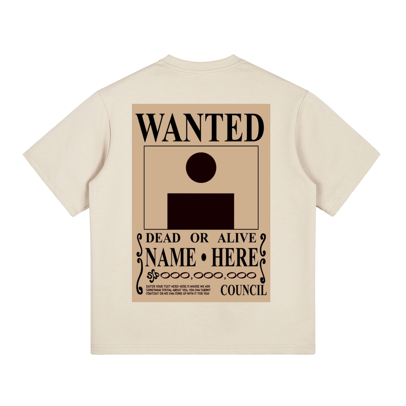 Custom Wanted Poster - Karui (軽い) T-Shirt