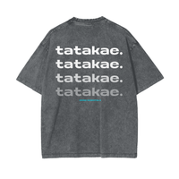 7th Form - Tatakae Acid Wash Oversize T-Shirt