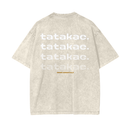 Fire - Tatakae Acid Wash Oversize T-Shirt