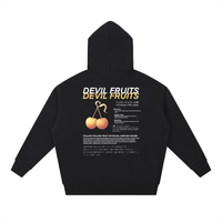Follow Follow Fruit: Model Ame-no-Uzume Hoodie Black