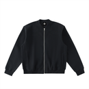 Essential Zip-Up Fleeced Varsity Jacket