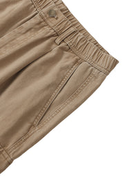 Elastic-Waist Cargo Pants