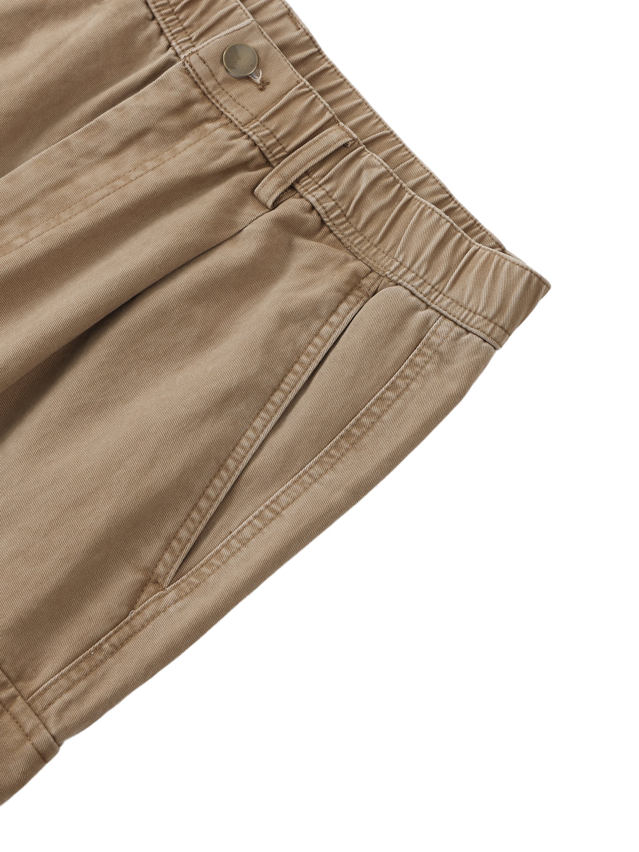 Elastic-Waist Cargo Pants