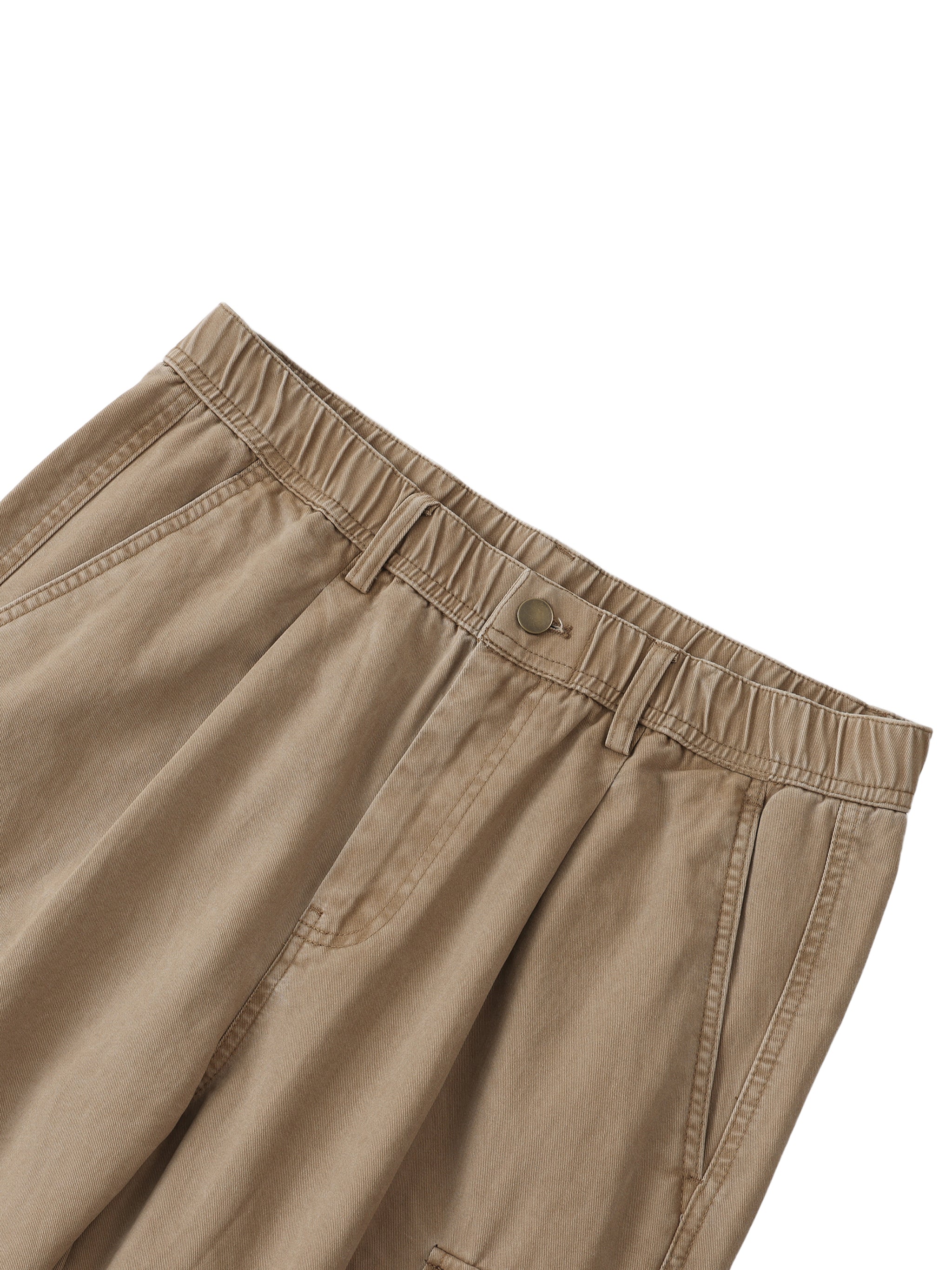 Elastic-Waist Cargo Pants