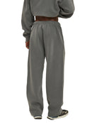 Swing Otaku Streetwear Unisex Fleece Straight Leg Pants