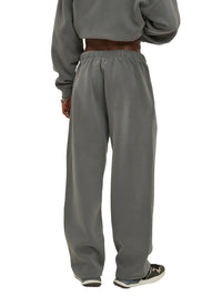 Swing Otaku Streetwear Unisex Fleece Straight Leg Pants