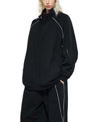 Striped Training Sleeve Jacket