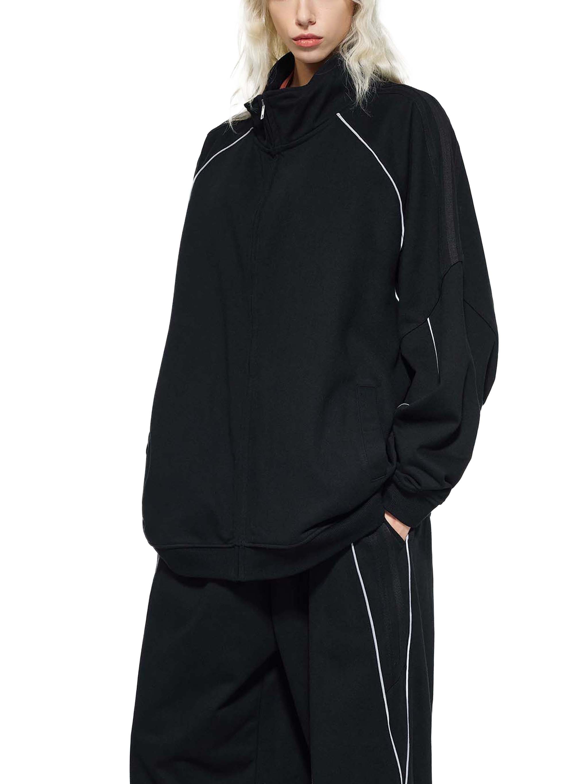 Striped Training Sleeve Jacket