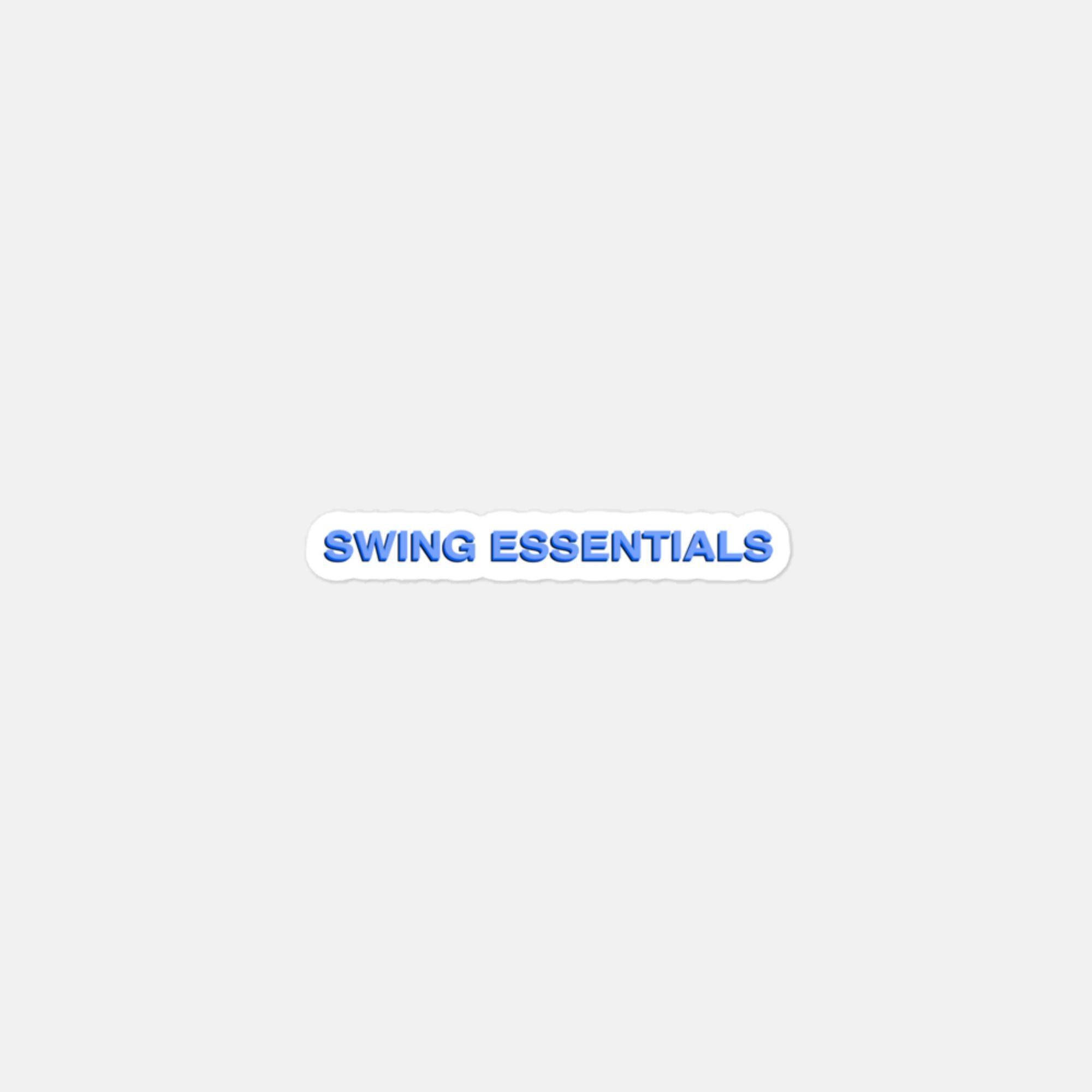Swing Essentials - Sticker