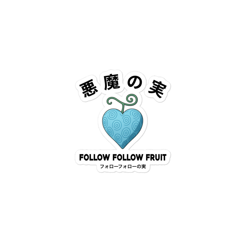 Follow Follow Fruit Bubble-free stickers
