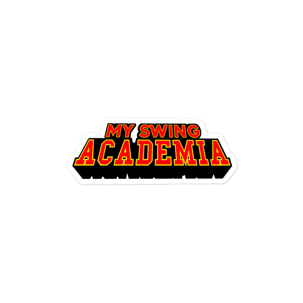 My Swing Academia Sticker