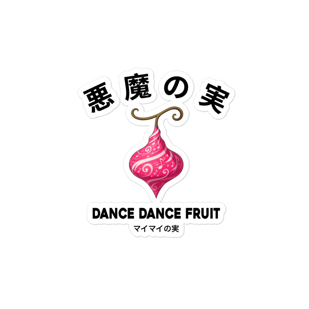 Dance Dance Fruit Bubble-free stickers