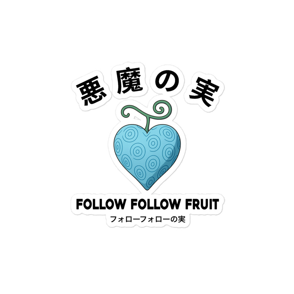 Follow Follow Fruit Bubble-free stickers