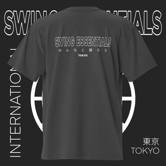 Worldwide "Tokyo" Oversized faded t-shirt