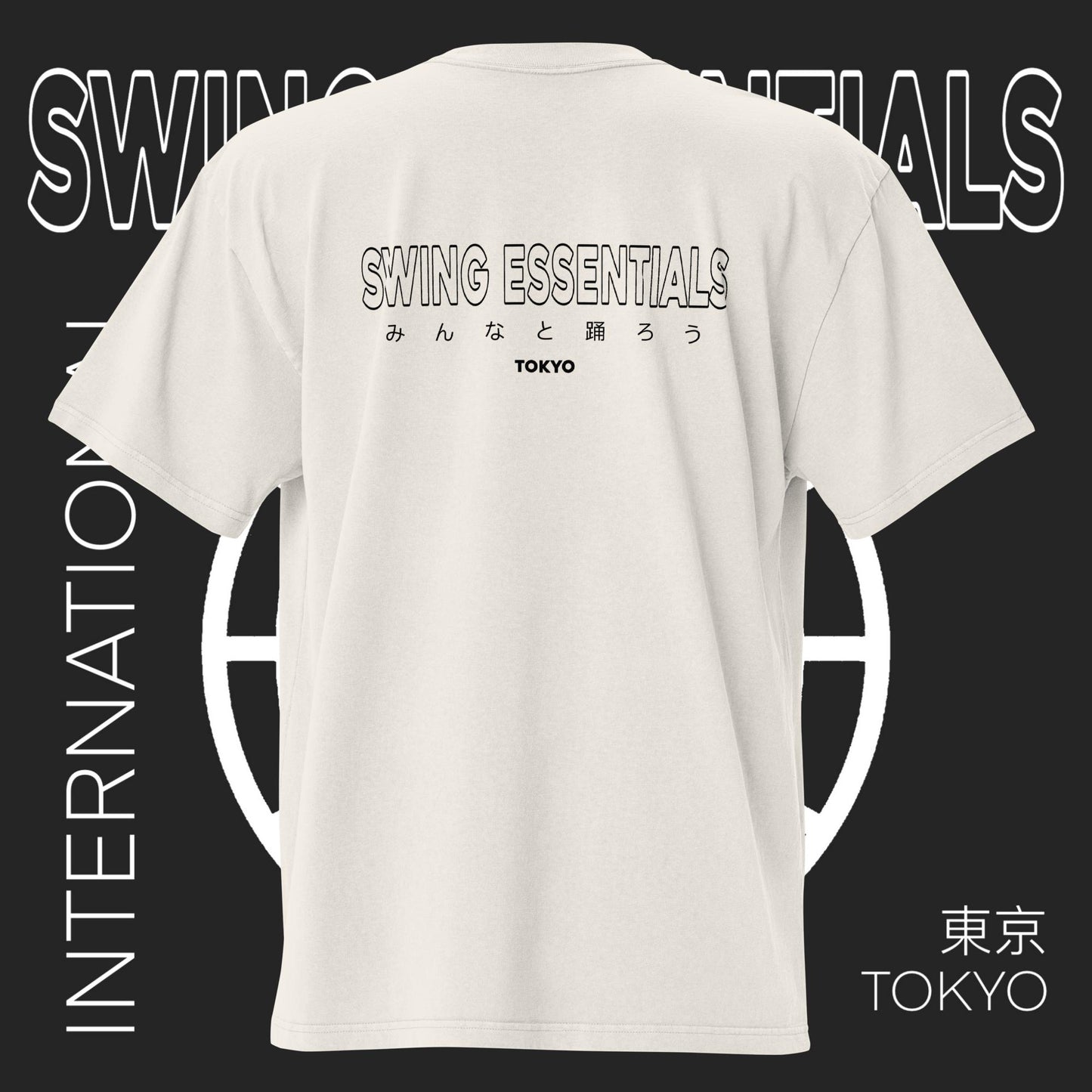 Worldwide "Tokyo" Oversized faded t-shirt