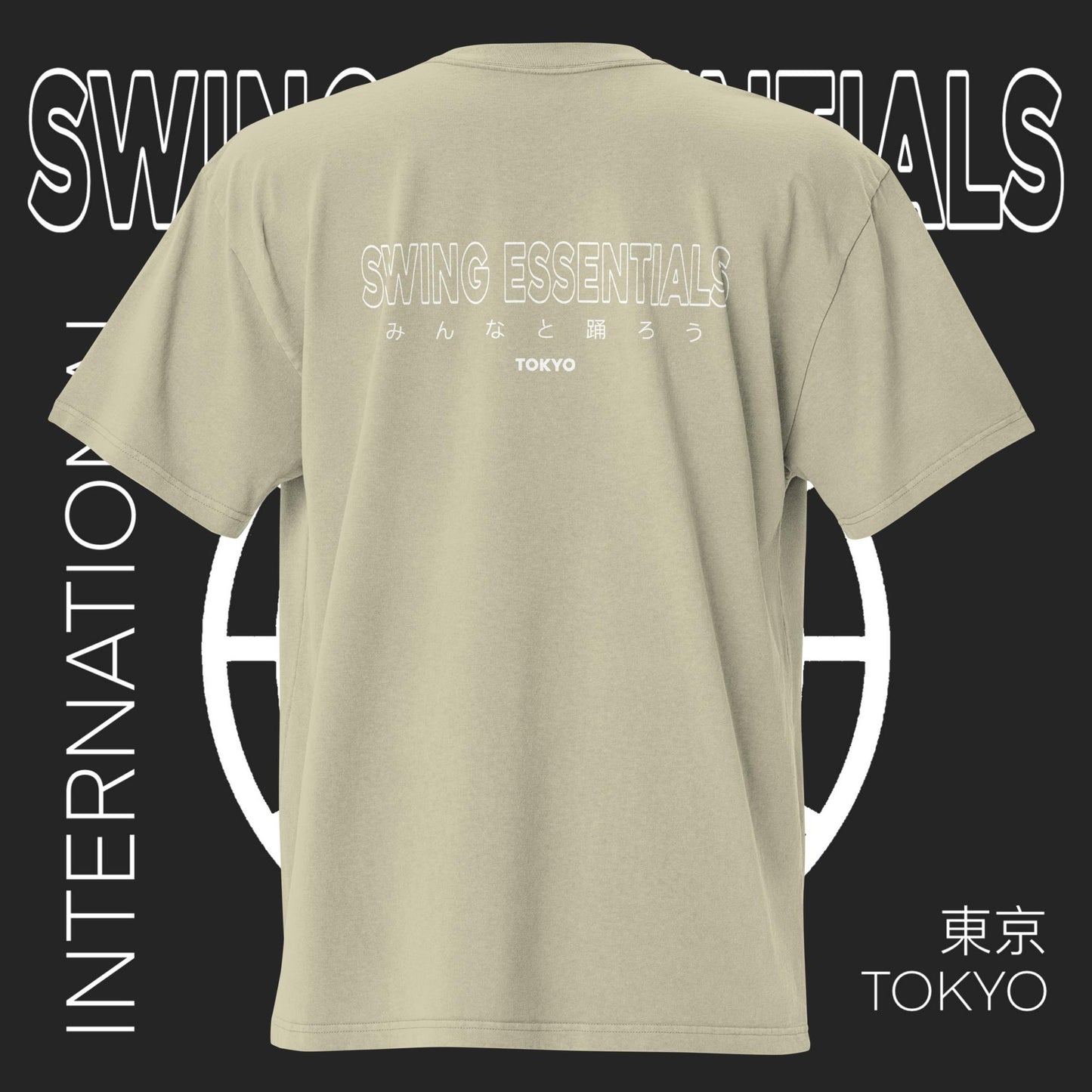 Worldwide "Tokyo" Oversized faded t-shirt