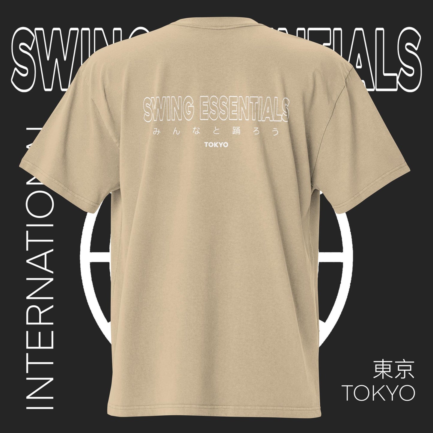 Worldwide "Tokyo" Oversized faded t-shirt