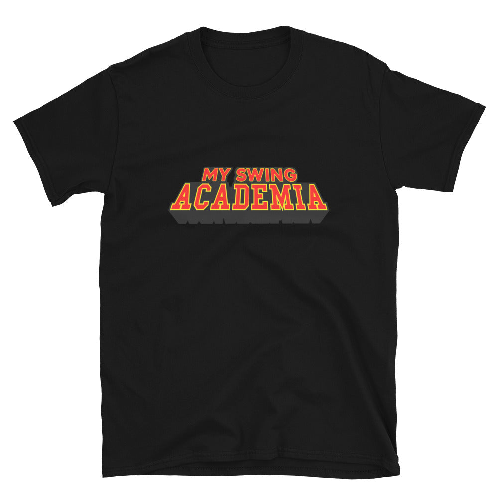 My Swing Academia Logo Short-Sleeve Unisex T-Shirt