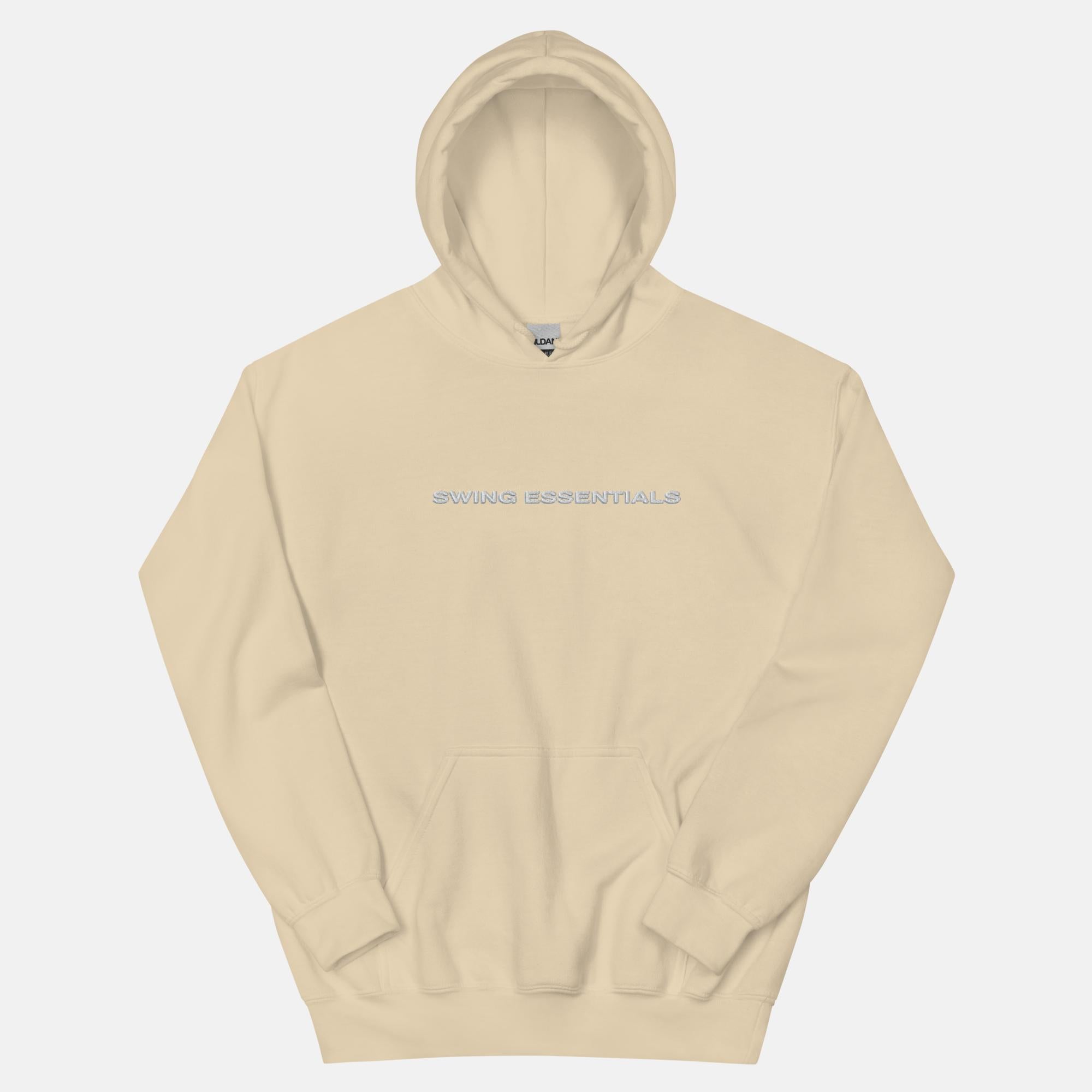 Swing Essentials Minimalist Embroidered Unisex Hoodie