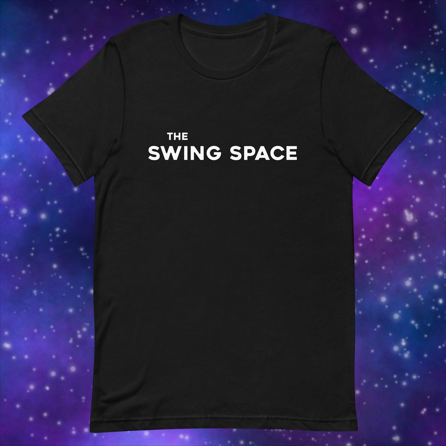 The Swing Space Black and White Unisex t-shirt