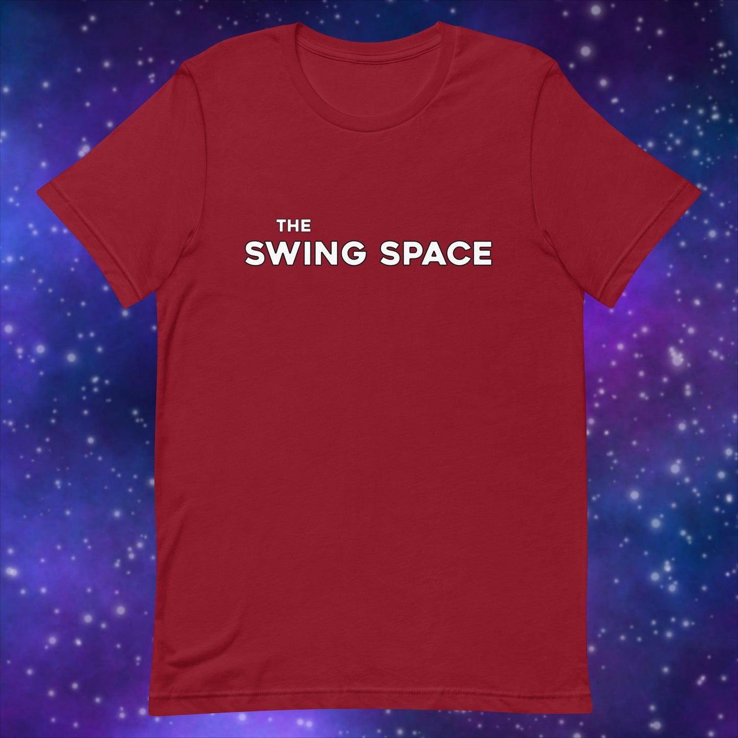 The Swing Space Black and White Unisex t-shirt