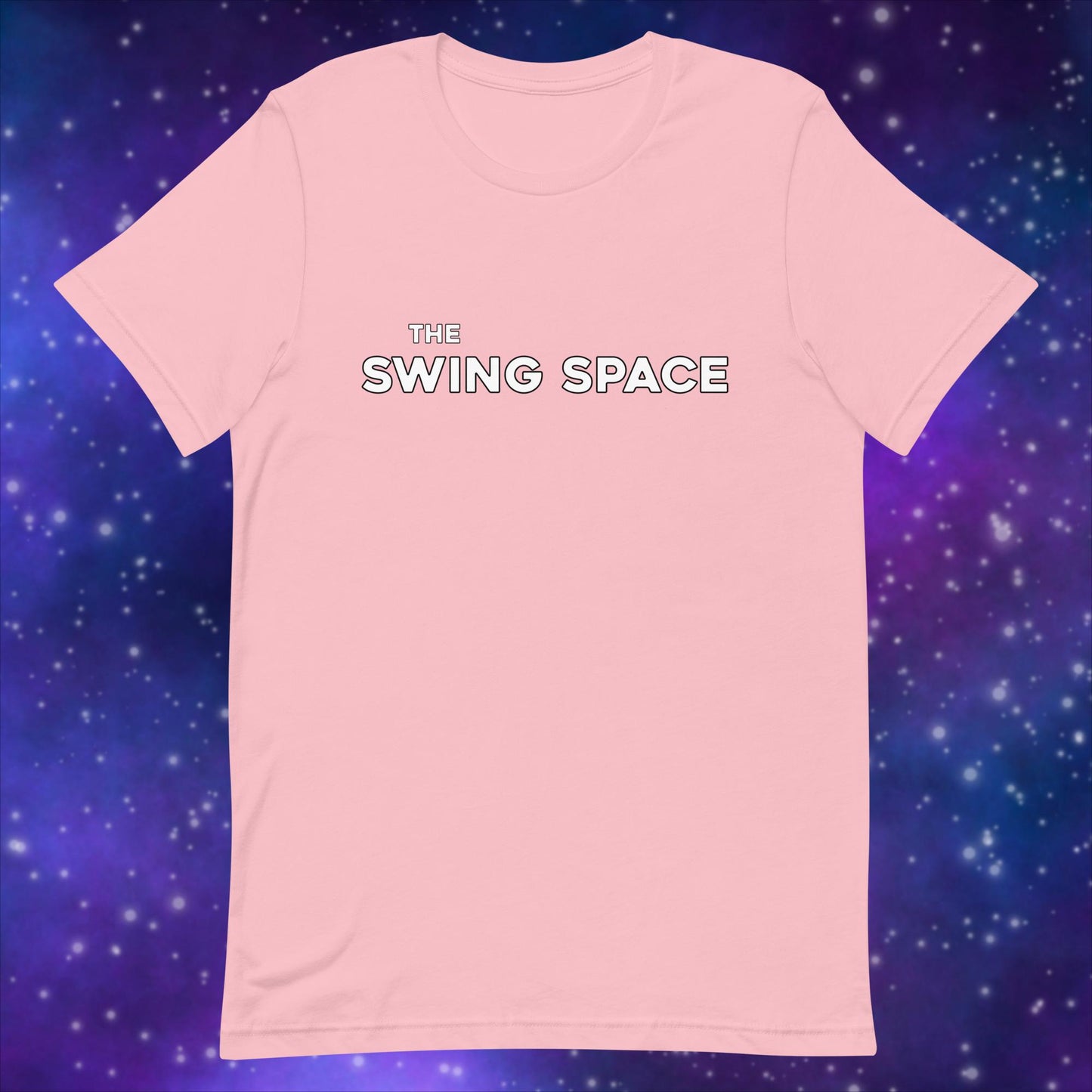 The Swing Space Black and White Unisex t-shirt