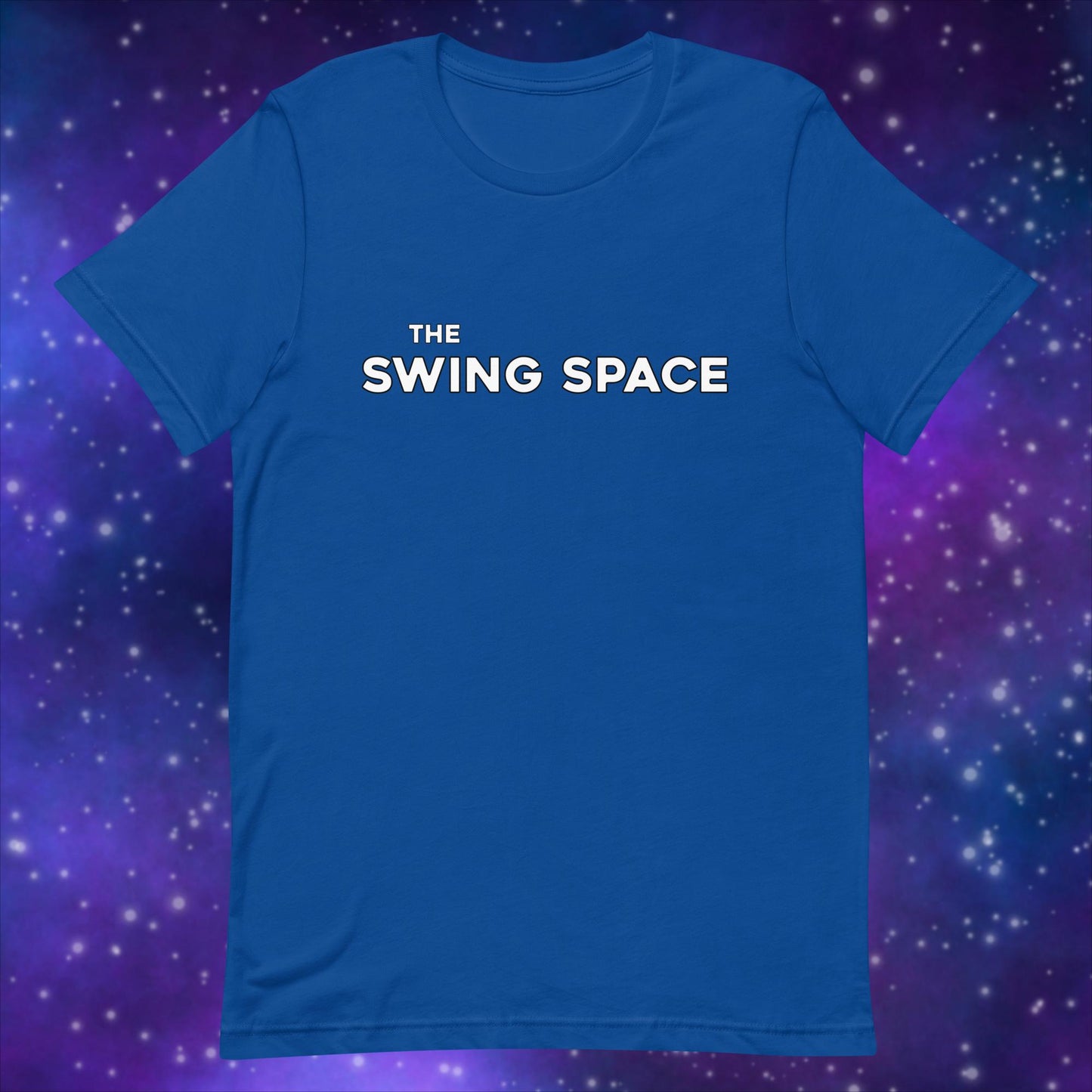 The Swing Space Black and White Unisex t-shirt