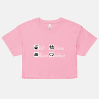 Eat Sleep Dance Repeat Women’s crop top