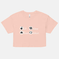 Eat Sleep Dance Repeat Women’s crop top